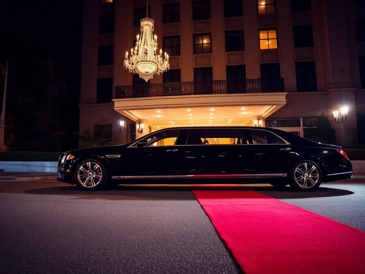 Weddings & Events: Arriving in Black & Silver